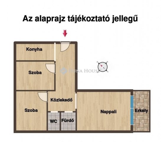 Eladó panellakás, Budapesten, XIX. kerületben 64.9 M Ft, 3 szobás