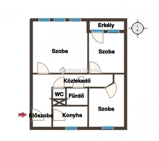 Eladó panellakás, Budapesten, X. kerületben 85.99 M Ft, 3 szobás