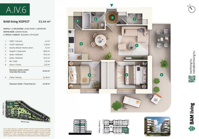 Eladó téglalakás, Budapesten, XIX. kerületben, Iparos utcában