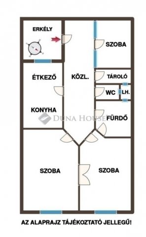 Eladó téglalakás, Budapesten, X. kerületben 95.9 M Ft, 3 szobás