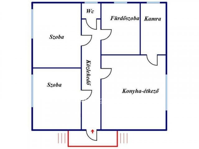 Eladó családi ház, Kiszomboron 42.45 M Ft, 2 szobás