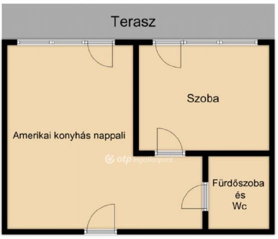 Eladó téglalakás, Hajdúszoboszlón 45.5 M Ft, 2 szobás