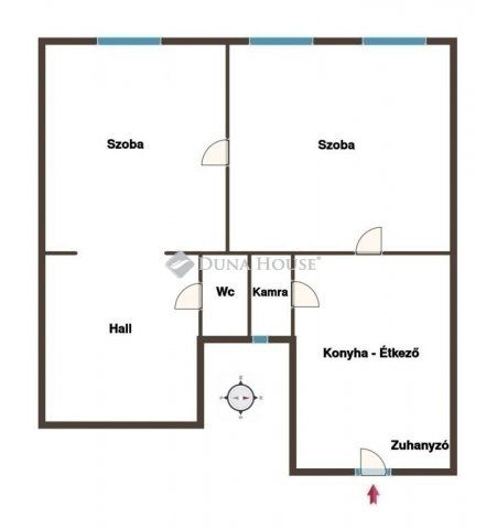 Eladó téglalakás, Budapesten, VIII. kerületben 57.9 M Ft