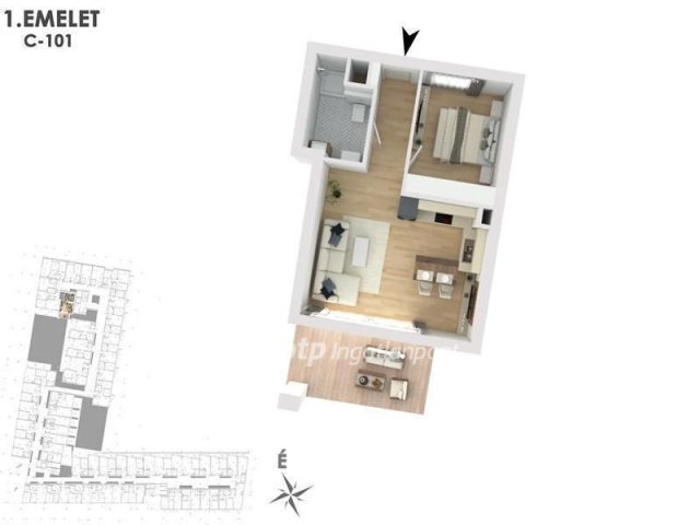 Eladó téglalakás, Budapesten, XIII. kerületben 75.6 M Ft