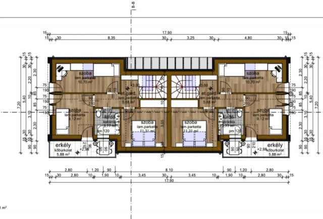 Eladó ikerház, Velencén 84.9 M Ft, 4 szobás