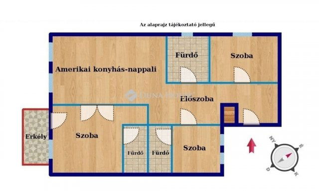 Eladó téglalakás, Budapesten, IX. kerületben 168.3 M Ft