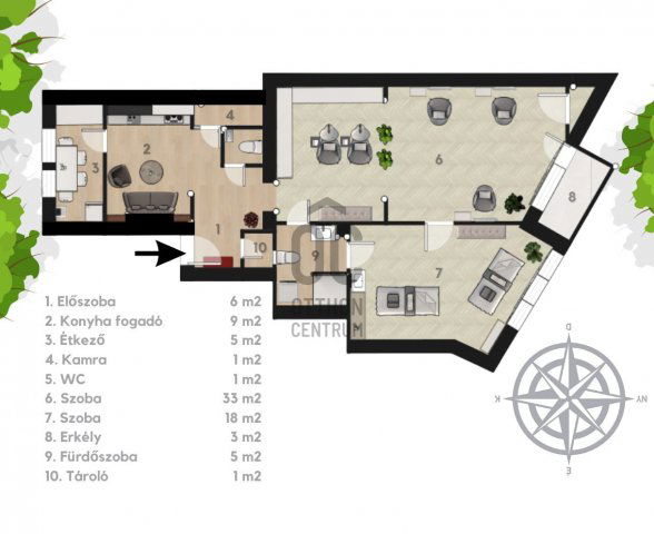 Eladó téglalakás, Budapesten, XII. kerületben 155 M Ft, 3 szobás