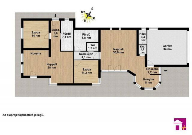 Eladó családi ház, Diósdon 159.99 M Ft, 4 szobás