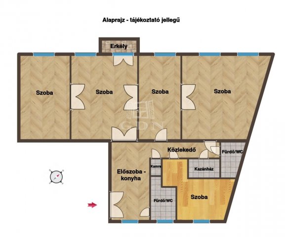 Eladó téglalakás, Budapesten, IX. kerületben 119.9 M Ft