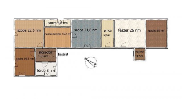 Eladó családi ház, Dömsödön 24.99 M Ft, 3 szobás