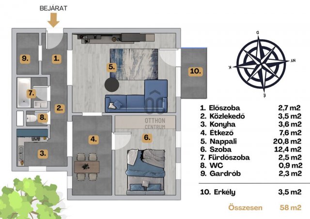 Eladó panellakás, Budapesten, XVII. kerületben 70.9 M Ft