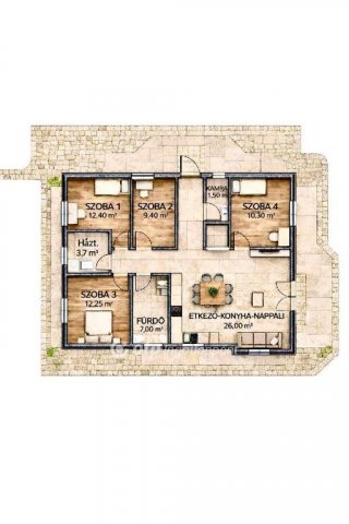 Eladó családi ház, Mikepércsen 125 M Ft, 4 szobás