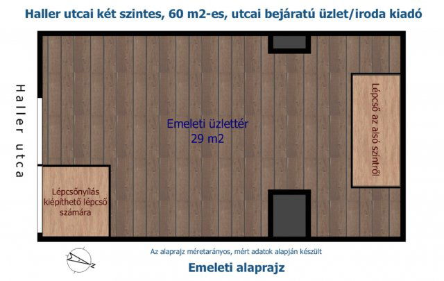 Kiadó üzlethelyiség, Budapesten, IX. kerületben 270 E Ft / hó