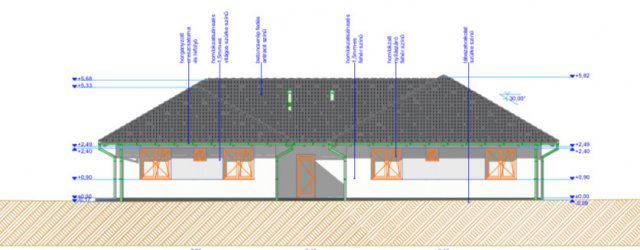 Eladó ikerház, Vácrátóton 119 M Ft, 4 szobás