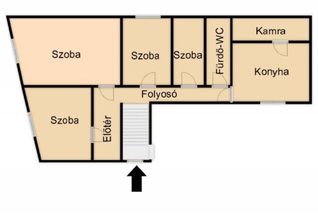 Eladó családi ház, Kővágószőlősön 74.9 M Ft, 4 szobás