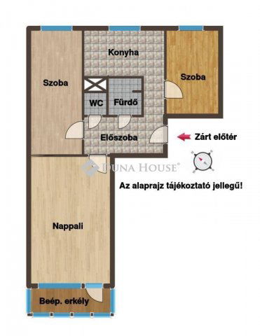 Eladó panellakás, Budapesten, XV. kerületben 64.99 M Ft, 3 szobás