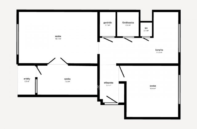 Eladó panellakás, Miskolcon 35.9 M Ft, 2+1 szobás