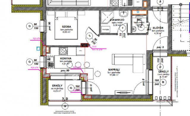 Eladó téglalakás, Fonyódon 69.99 M Ft, 1+1 szobás