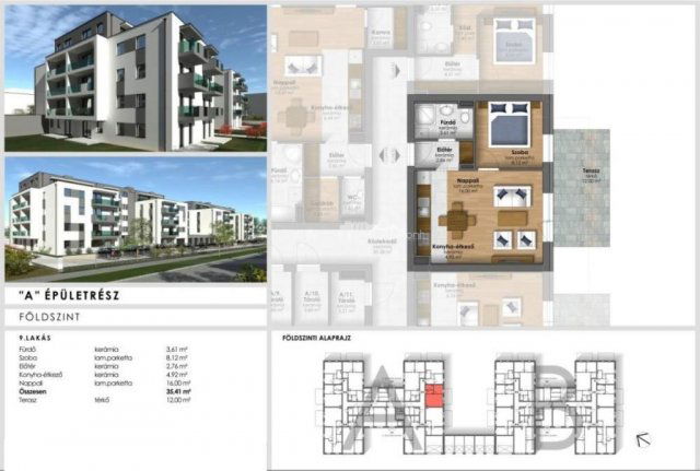 Eladó téglalakás, Szombathelyen 39.9 M Ft, 2 szobás