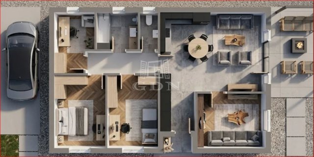 Eladó családi ház, Ballószögön 72.9 M Ft, 3 szobás