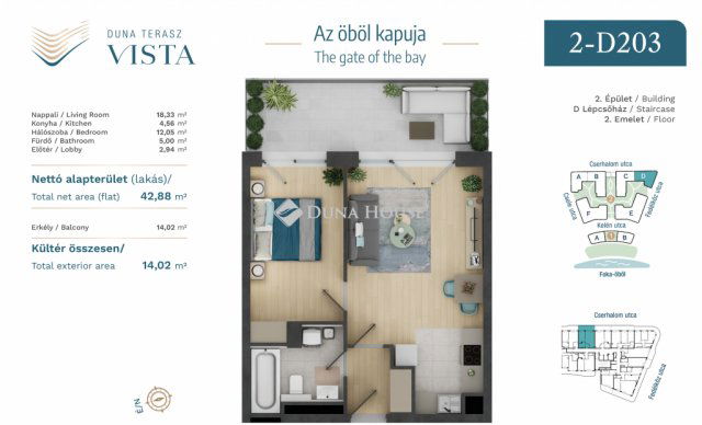 Eladó téglalakás, Budapesten, XIII. kerületben 85.9 M Ft