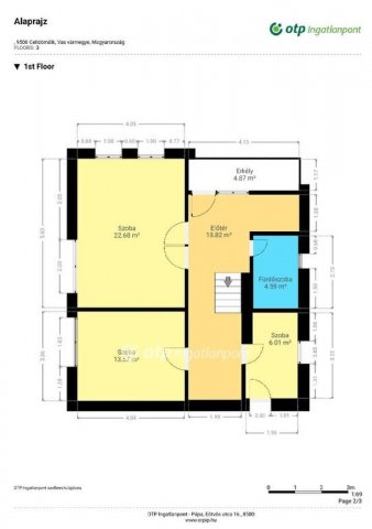Eladó családi ház, Celldömölkön 79 M Ft, 3+1 szobás