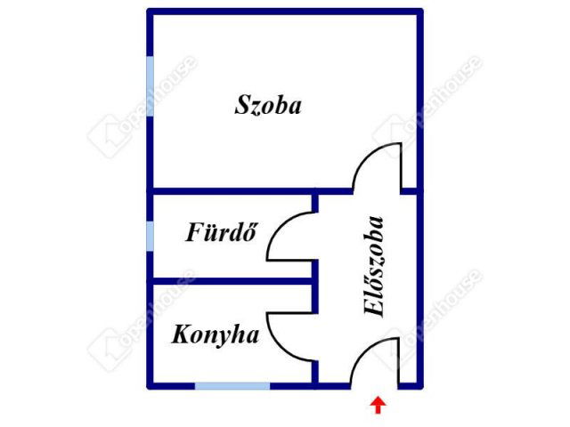 Eladó családi ház, Debrecenben 29.2 M Ft, 1 szobás