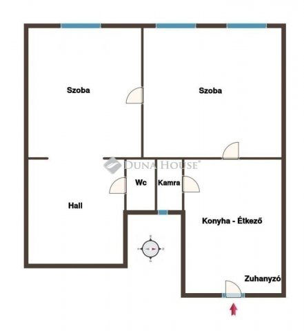 Eladó téglalakás, Budapesten, VIII. kerületben 59.9 M Ft