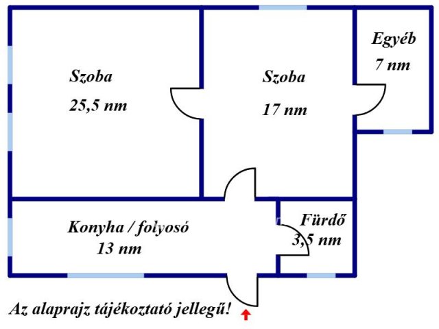 Eladó családi ház, Orosházán 3.3 M Ft, 2+1 szobás
