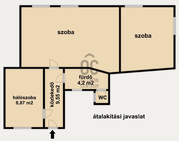 Eladó téglalakás, Budapesten, VII. kerületben, Rákóczi úton