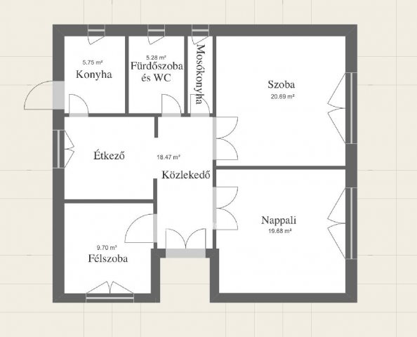 Eladó családi ház, Szerencsen 19.9 M Ft, 2+1 szobás