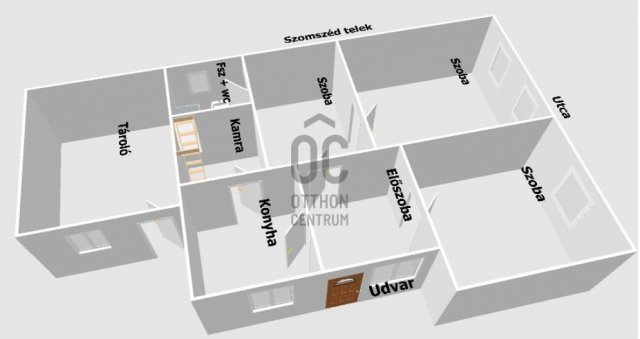 Eladó családi ház, Csanádpalotán 11 M Ft, 3 szobás