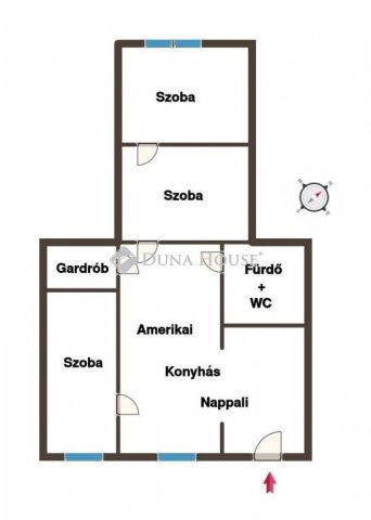 Eladó téglalakás, Budapesten, VIII. kerületben, Dobozi utcában