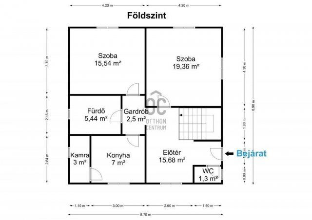 Eladó családi ház, Gyálon 124.9 M Ft, 5 szobás