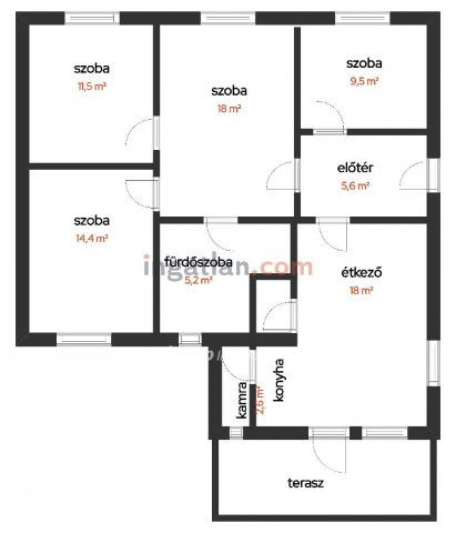 Eladó családi ház, Kalocsán 39.99 M Ft, 3+1 szobás