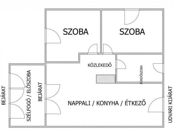 Eladó sorház, Egercsehiben 17 M Ft, 2 szobás