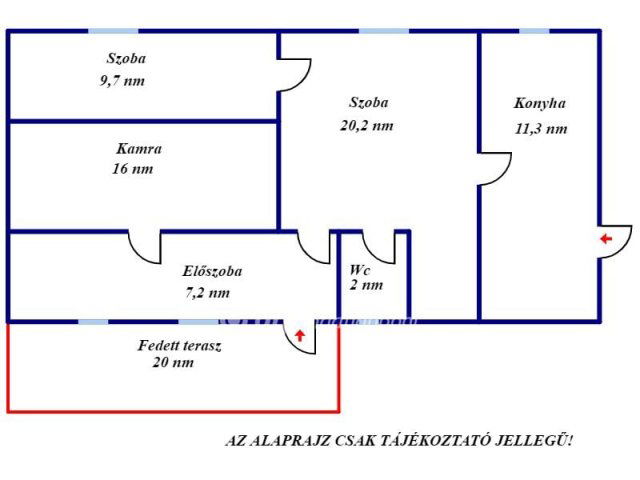 Eladó családi ház, Tiszasason 12.5 M Ft, 2 szobás