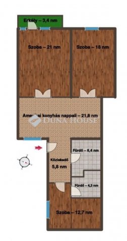 Eladó téglalakás, Budapesten, VII. kerületben 139 M Ft, 4 szobás