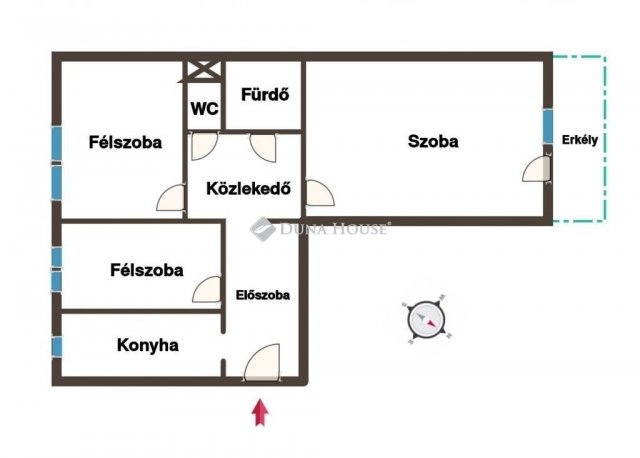 Eladó panellakás, Budapesten, XIX. kerületben 69.9 M Ft, 3 szobás