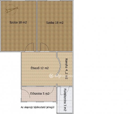 Eladó téglalakás, Budapesten, XX. kerületben 58 M Ft, 2 szobás