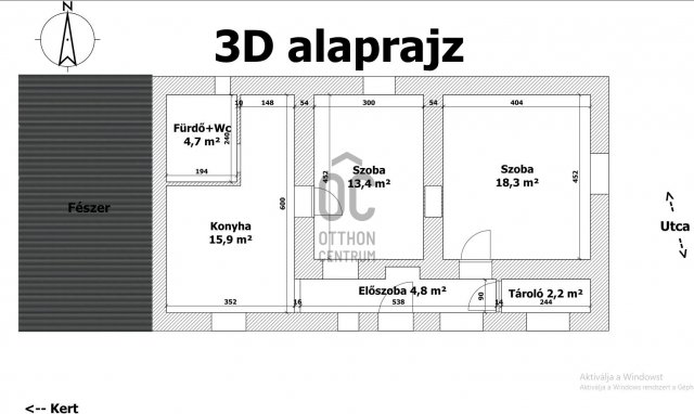 Eladó családi ház, Egerbocson 9.8 M Ft, 2 szobás