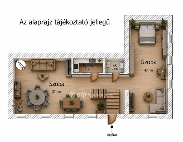 Eladó téglalakás, Budapesten, VII. kerületben 34.9 M Ft