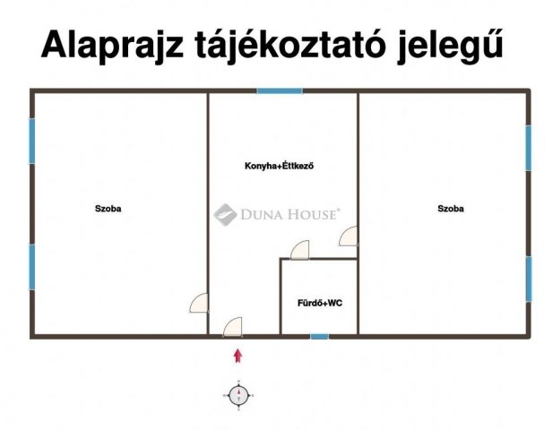 Eladó családi ház, Dunaegyházán 10.5 M Ft, 2 szobás