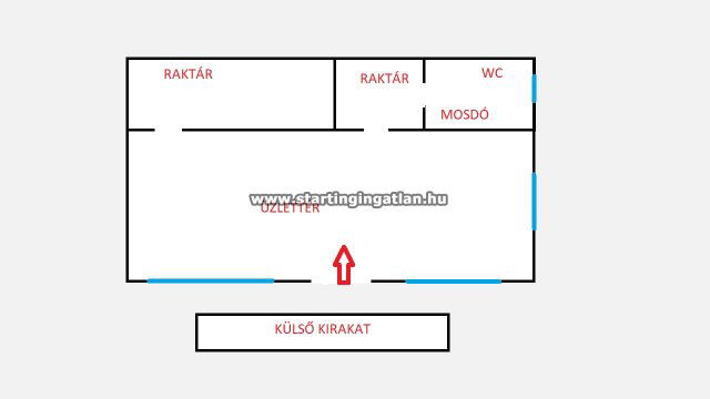 Eladó üzlethelyiség, Budapesten, XIX. kerületben, Üllői úton