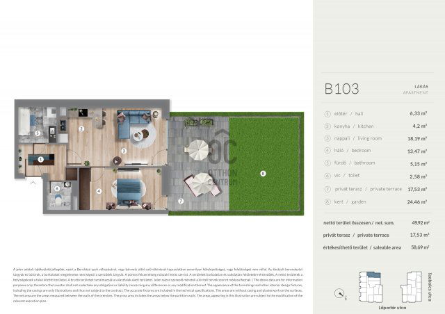 Eladó téglalakás, Budapesten, XIII. kerületben 103.99 M Ft