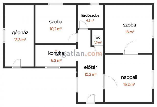 Eladó családi ház, Tiszakécskén 15.9 M Ft, 3 szobás
