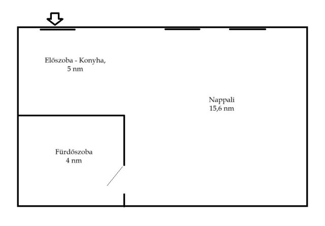 Eladó téglalakás, Budapesten, IV. kerületben 33.5 M Ft, 1 szobás