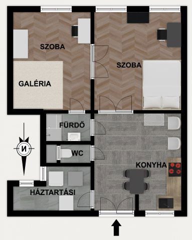 Eladó téglalakás, Budapesten, VII. kerületben, Dob utcában