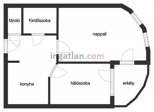 Eladó téglalakás, Budapesten, X. kerületben 85 M Ft, 2 szobás