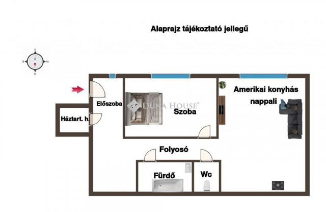 Eladó téglalakás, Budapesten, V. kerületben, Falk Miksa utcában